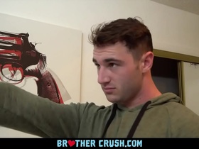 BrotherCrush - Curious Boy Gets His Asshole Punished After Getting Caught Playing With A Gun