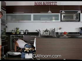 GayRoom - Dylan Knight Fucked By a Plunger And Peter Fields Huge Cock