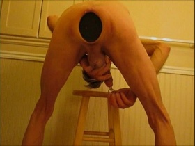 Cock Sounding and Ass Stretched With Huge Plugs
