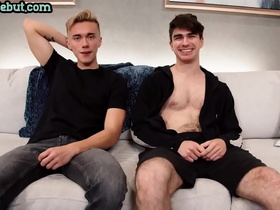 1st gay barebacking debut with twinks after casting