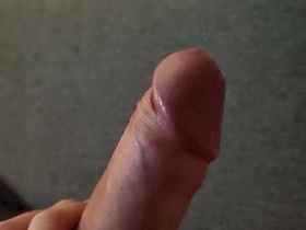 I can't stop playing with my Swedish uncut cock until I cum