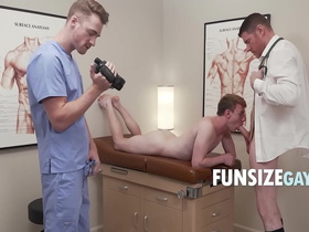 Doctor Wolf Records Twink Patient's Physical Examination